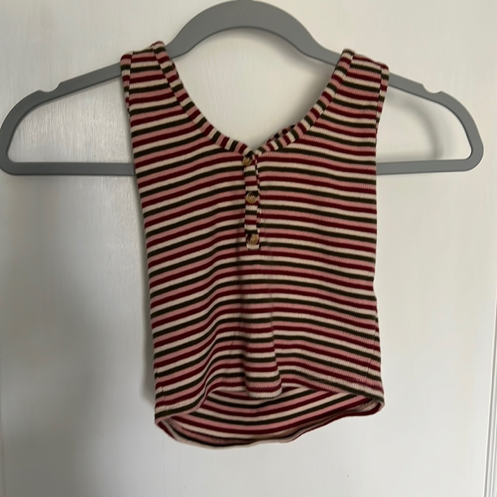 Striped crop top